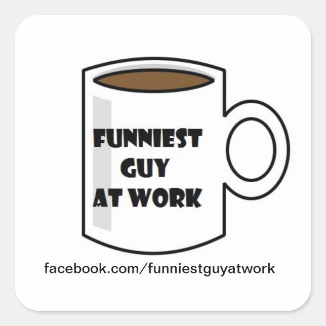 The Funniest Guy at Work Sticker Sheet (Front)