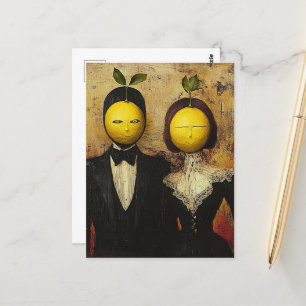 The Funny Lemon People Postcard