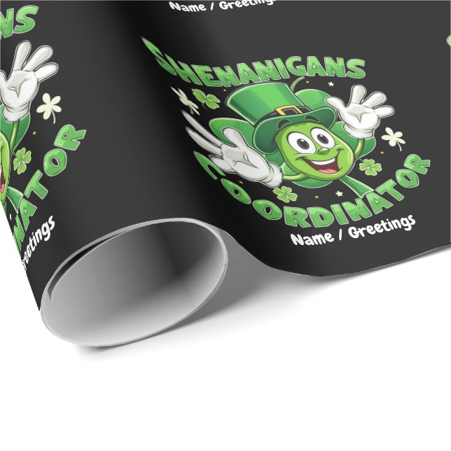  The Funny Shenanigans Coordinator  Wrapping Paper (Roll Corner)