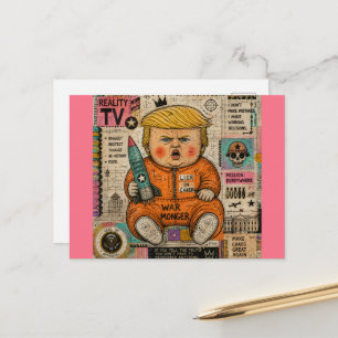 The Funny Toddler President Postcard