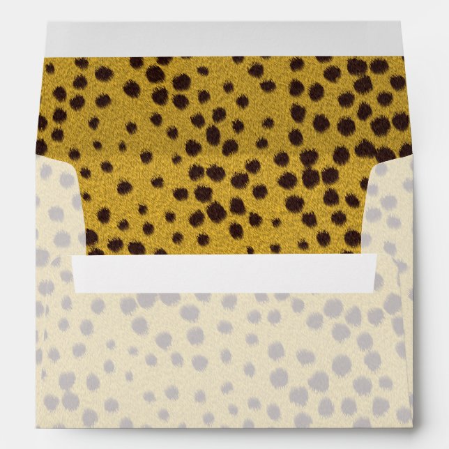 The fur collection - Cheetah Fur Envelopes (Back (Bottom))