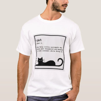 The Furry Little Sociopath Funny Cat T-Shirt