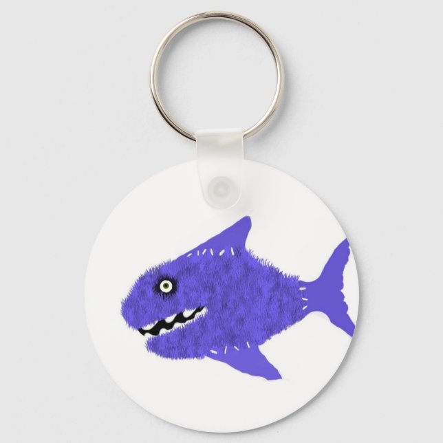 The Furry Whale Shark. Key Ring (Front)