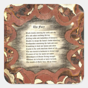 The Fury Square Sticker