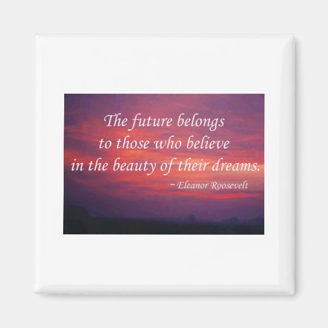 The Future Belongs Magnet (Front)