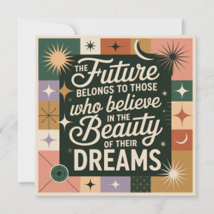 The Future Belongs To Those Who Believe Announcement