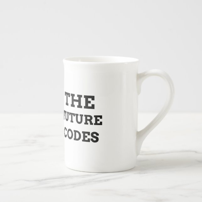 The Future Codes Bone China Mug (Right)