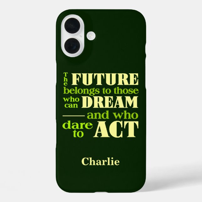 The Future custom monogram phone cases (Back)