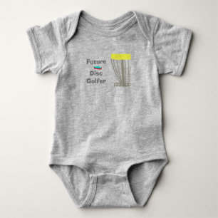 The future disc golfer baby onsie bodysuit