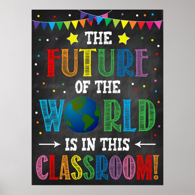 The Future In This Classroom Poster (Front)