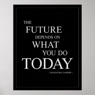 The Future-Inspirational Motivational Poster 16x20