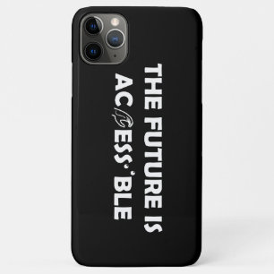 The Future Is Accessible ASL Sign Language Braille iPhone 11 Pro Max Case