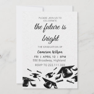 "The Future is Bright" Graduation Ceremony Invitation