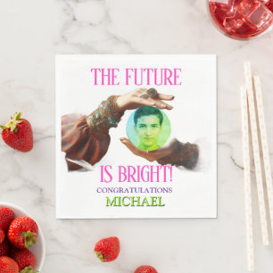 The Future Is Bright Prophet Fortune Teller Napkin