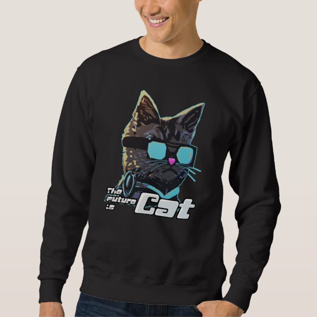 The Future is Cat Sweatshirt (Front)