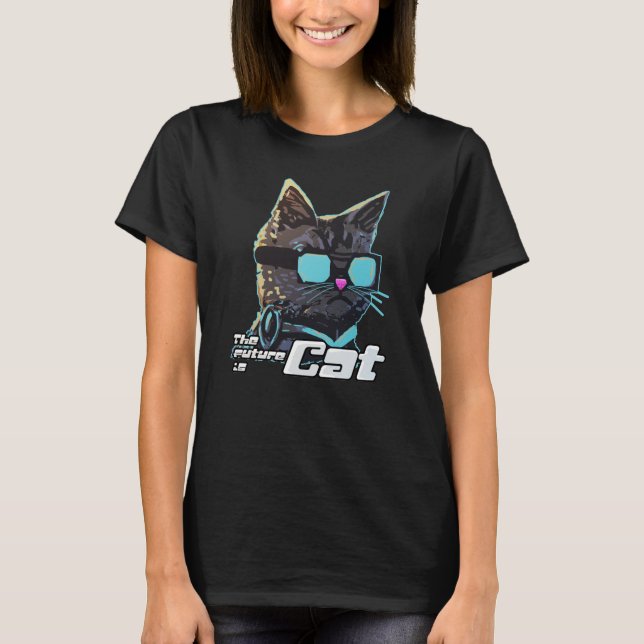 The Future is Cat T-Shirt (Front)