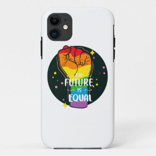The Future Is Equal Raised Fist iPhone 11 Case