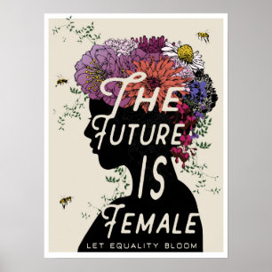 "The Future Is Female" 18x24 poster