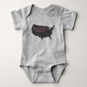 The Future is Female Baby Bodysuit