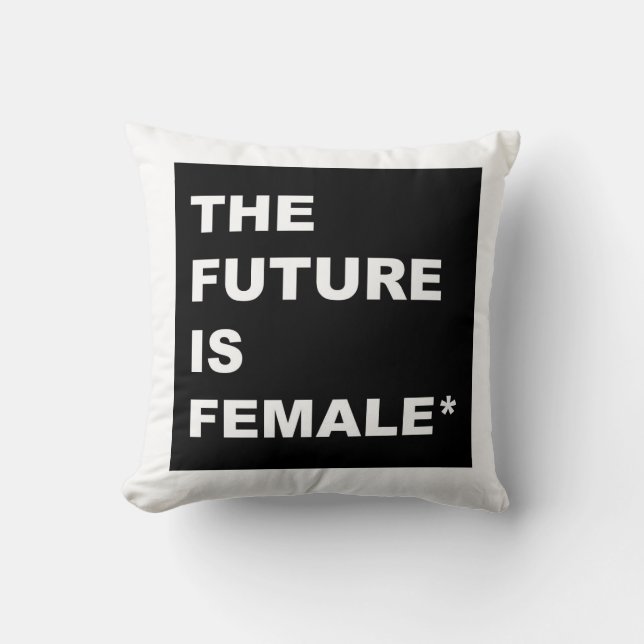 The Future Is Female* Cushion (Front)