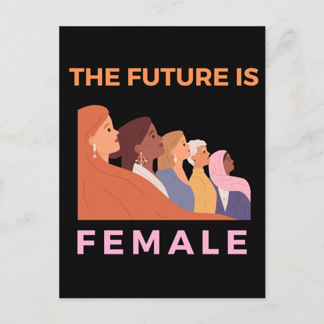 The Future Is Female Postcard (Front)