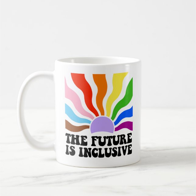 The future is inclusive coffee mug (Left)