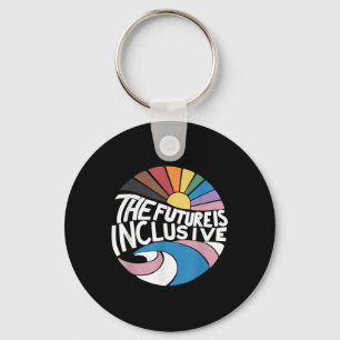 The Future Is Inclusive Lgbt Gay Rights Pride _2 Key Ring