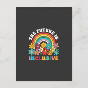 The Future Is Inclusive Pride Month LGBTQ Invitation Postcard
