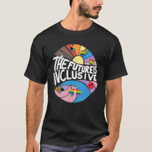 The Future Is Inclusive, Retro Rainbow Pride LGBTQ T-Shirt
