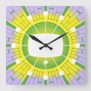 The Future Is Ours Square Wall Clock