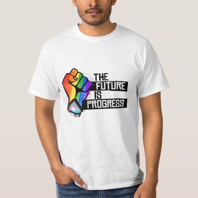 The Future is Progress T-Shirt (Front)