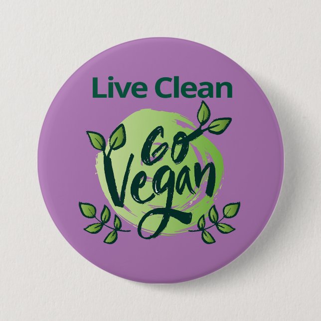 The Future is Vegan Design  7.5 Cm Round Badge (Front)