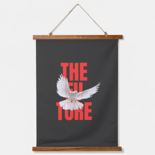 The Future – Motivational Typography Quote Hanging Tapestry