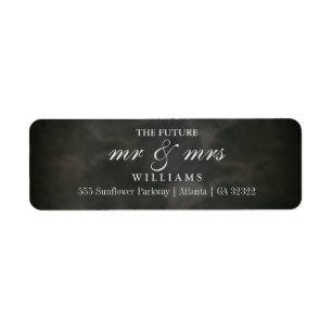 The Future Mr and Mrs Return Address Label