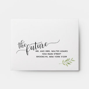 The Future Mr. & Mrs. RSVP Envelope Card Wedding