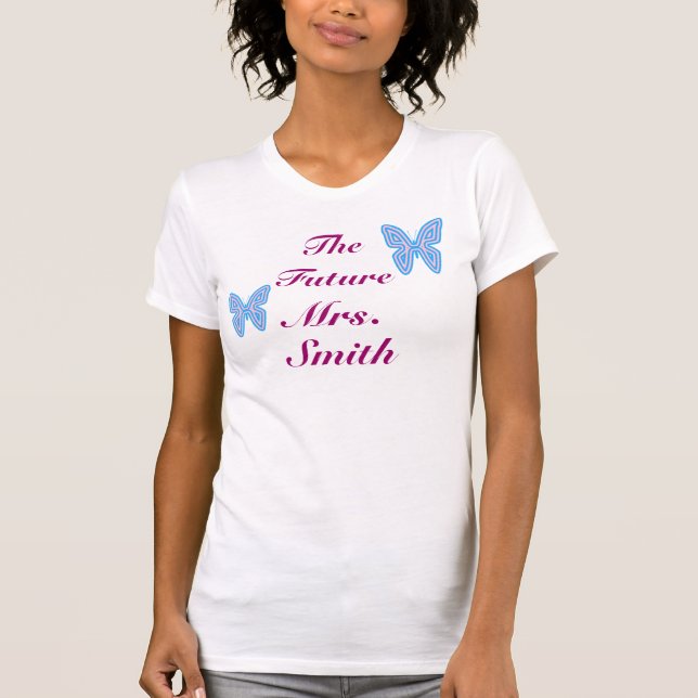 The Future Mrs. Customisable T-Shirt (Front)