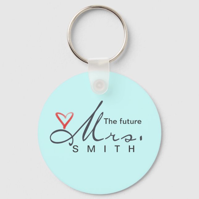 The future Mrs.  - customise your own! Key Ring (Front)