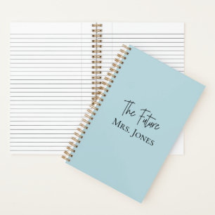 The Future Mrs. Personalised Planning Notebook