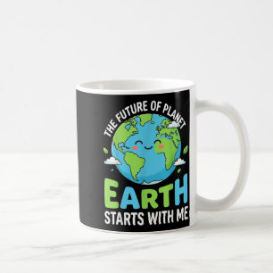 The Future of Earth Starts with Awareness Kids Coffee Mug