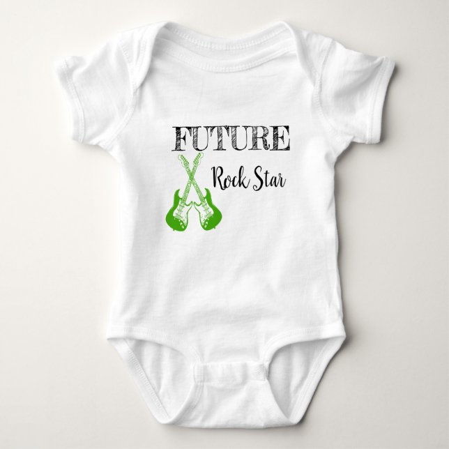 The Future of Rock and Roll Baby Bodysuit (Front)