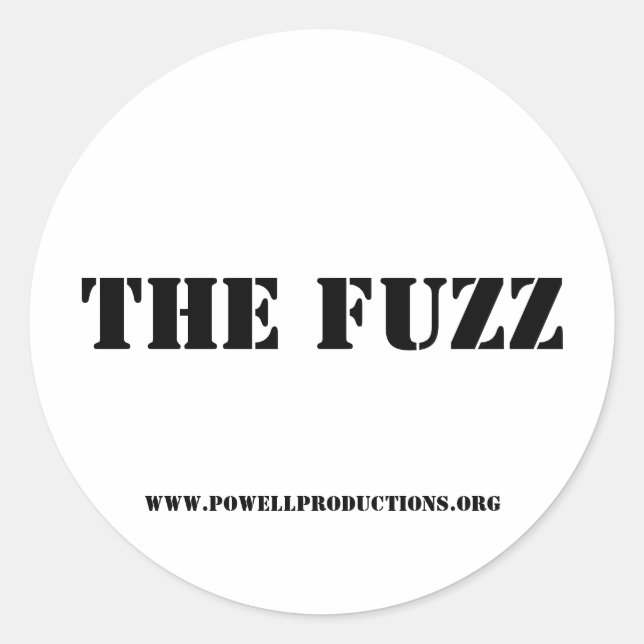 The Fuzz - Sticker (Front)