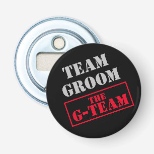 The G-Team Team Groom Bottle Opener