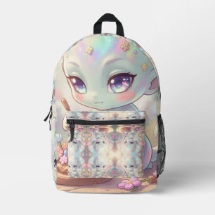 The Galaxy Wanderers of Nectar Printed Backpack