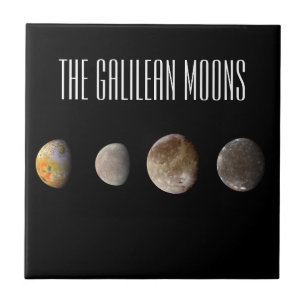 The Galilean Moons Ceramic Tile