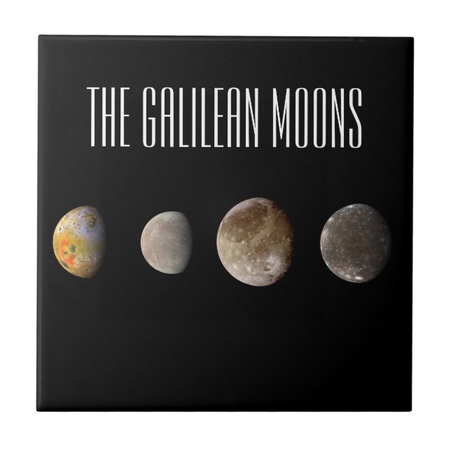 The Galilean Moons Ceramic Tile (Front)