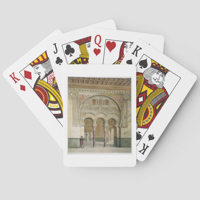 The Gallery of the Court of Lions at the Alhambra, Playing Cards (Back)