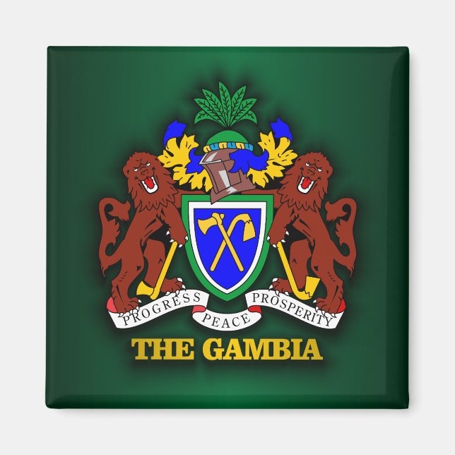 The Gambia COA Magnet (Front)