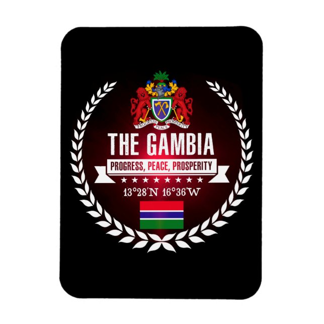 The Gambia Magnet (Vertical)