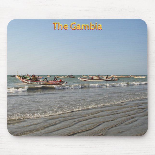 The Gambia Mouse Pad (Front)