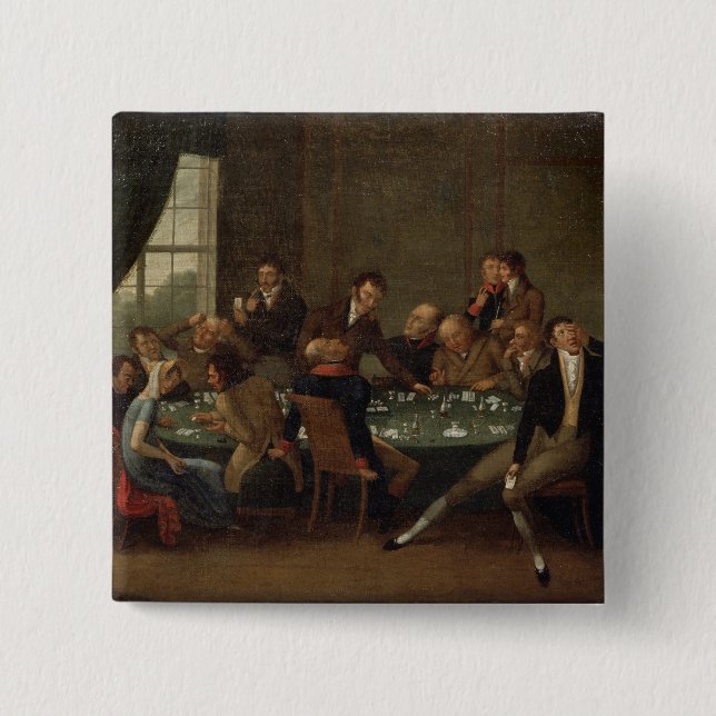 The Gambling House 15 Cm Square Badge (Front)